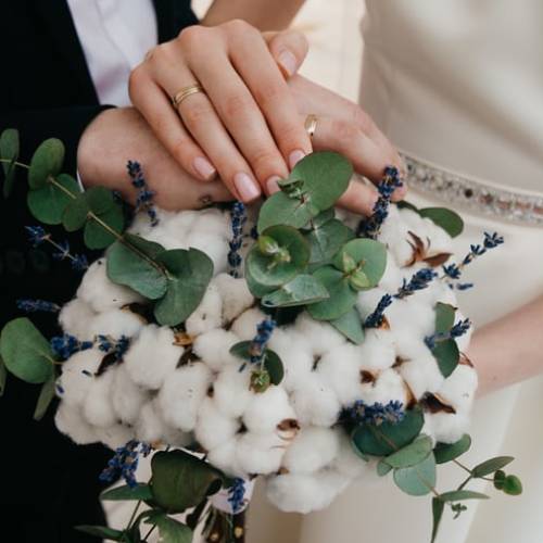 Boho & Bloom newly married couple