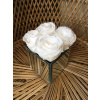 Mirror Box Ivory one year Roses Gift arrangement