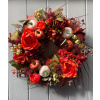 Pumpkins & Berries Autumn Luxury Faux Door wreath