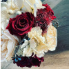 Winter Burgundy & Ivory Berry Shimmer Bouquet