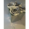 Mirror Box Silver one year Roses Gift arrangement 2
