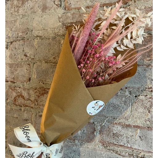 Sustainable preserved & dried flower Bunch gift wrapped Bouquet