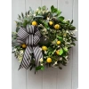 Sicily Everlasting Lemon & Olive branch Faux Door wreath