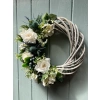 Whitewashed Grey Willow Door wreath