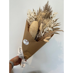 Sustainable preserved & dried flower Bunch gift wrapped Bouquet