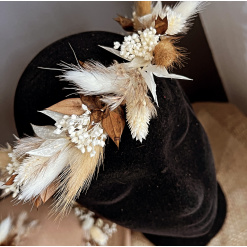 Earth preserved dried Autumnal tones Floral Crown