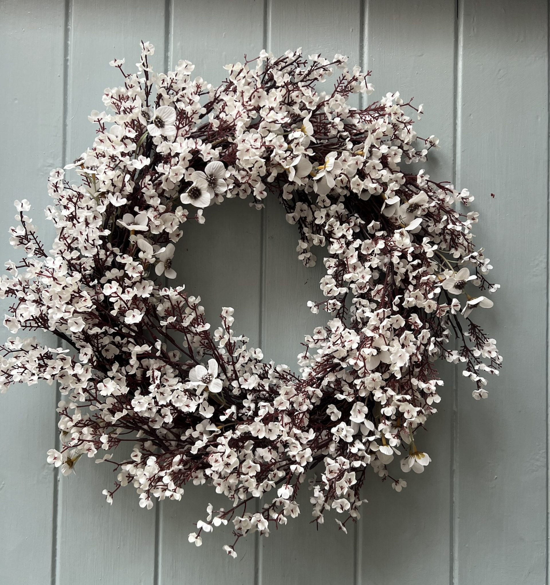 Cherry Blossom Year Round artificial Door wreath