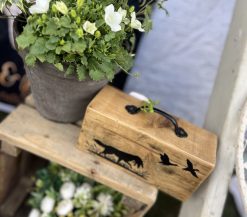 Handmade Reclaimed wooden Gundog Door stop