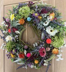 Wild Bohemian meadow large Luxury Faux Door wreath