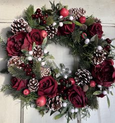 Winter Berry Luxury everlasting Christmas Door wreath